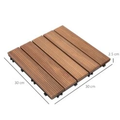 Outsunny Interlocking Deck Tile - 27 Piece -Home Furnishing Serie Shop 08p38a17dc4420caa 8fde1282 b5f5 4e40 be45 1e514ebe9b69