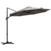 Outsunny Cantilever Banana Parasol 4m - Grey