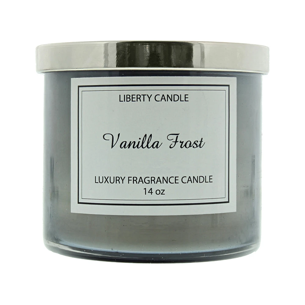 Liberty Candle Vanilla Frost Candle 14oz 1 Liberty Candle Vanilla Frost Candle 14oz
