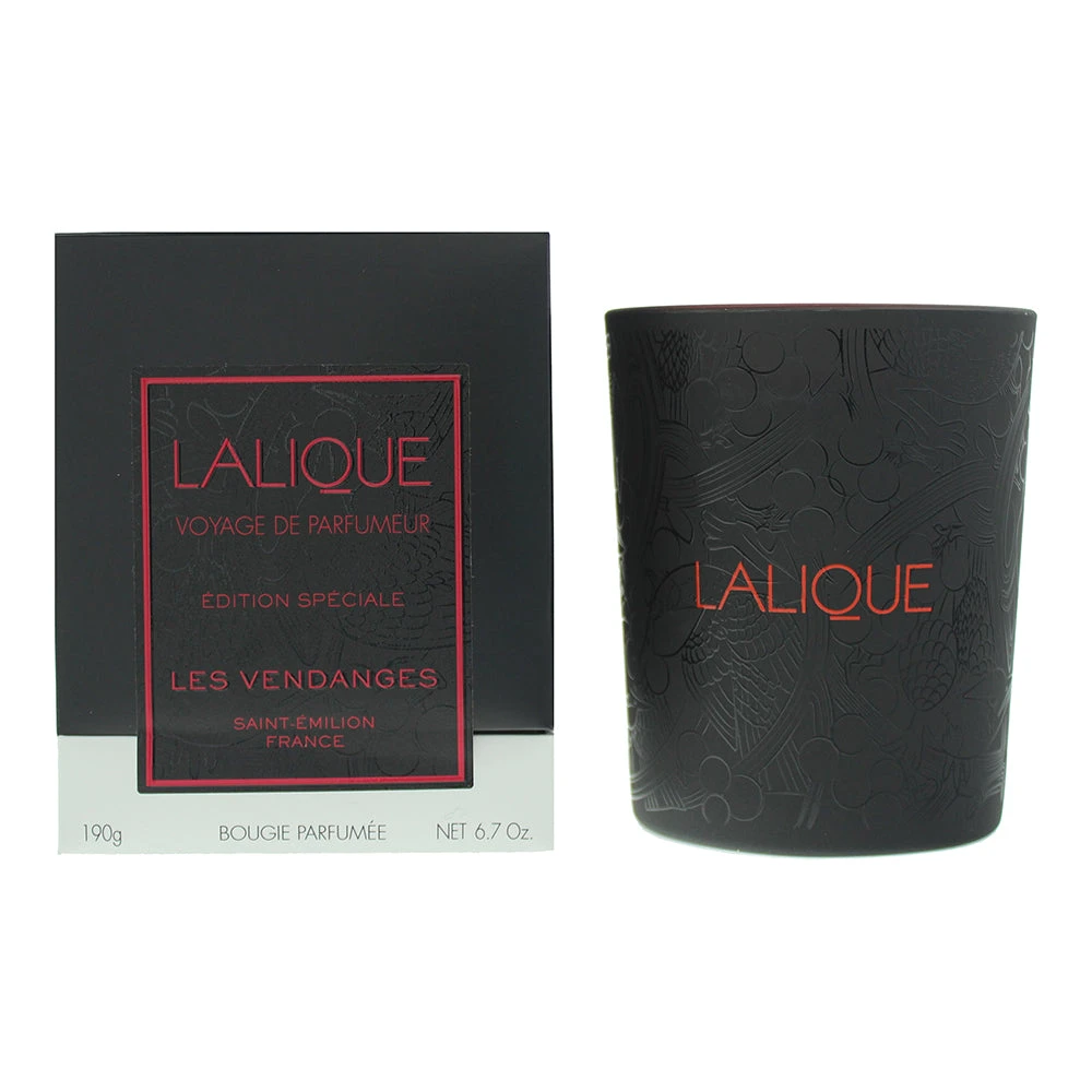 Lalique Les Vendanges Saint-Emilion France Perfumed Candle 190g 1 Lalique Les Vendanges Saint-Emilion France Perfumed Candle 190g