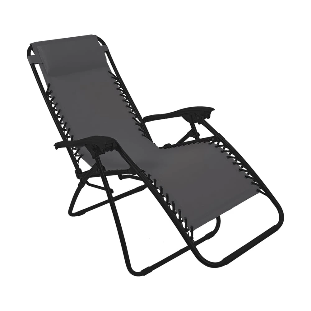 Silver & Stone Bali Valencia Reclining Sun Lounger - Grey 1 Silver & Stone Bali Valencia Reclining Sun Lounger - Grey