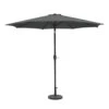 Silver & Stone Parasol Crank & Tilt 2.7m - Charcoal