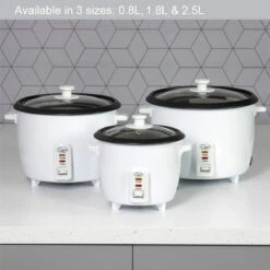 Quest Rice Cooker 0.8L - White -Home Furnishing Serie Shop 1503388 8