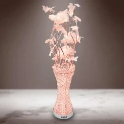 Anika LED Colour Changing Aluminium Artificial Flower Lamp