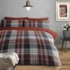 Stocksbridge Brushed Cotton Duvet Cover Set- Red