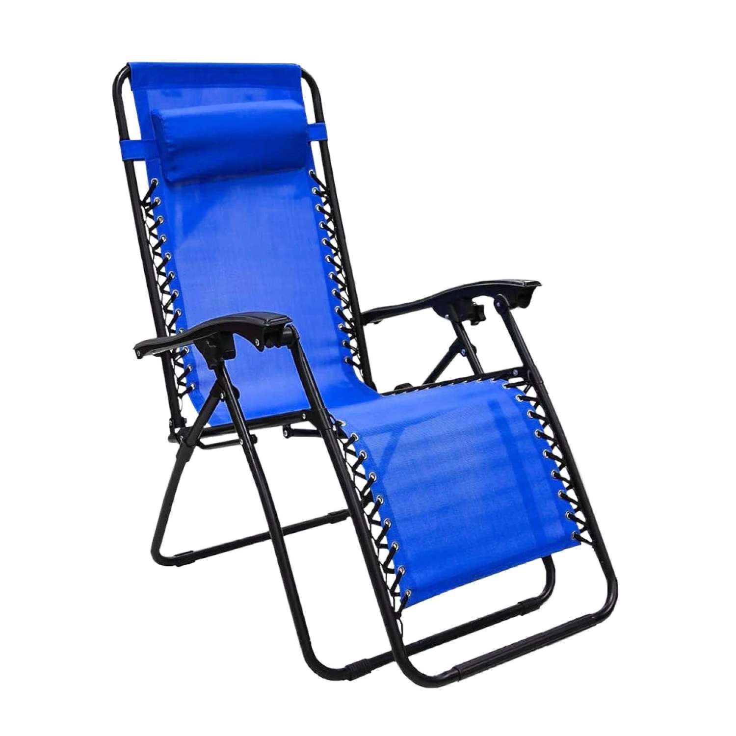 Silver & Stone Bali Valencia Reclining Sun Lounger - Blue 1 Silver & Stone Bali Valencia Reclining Sun Lounger - Blue