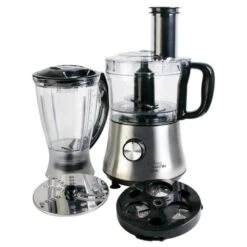 James Martin 500W Compact Food Processor - Silver