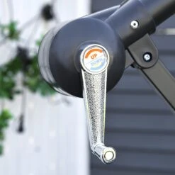 Outsunny Steel Hanging Banana Umbrella Parasol - Red 16 Outsunny Steel Hanging Banana Umbrella Parasol - Red -Home Furnishing Serie Shop 1624014856 29805900