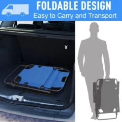 Outsunny Metal Frame 2 In 1 Sun Lounger Chair W/ Pillow Blue -Home Furnishing Serie Shop 1624014933 79517900 d62b8071 8de6 487d bcc4 6e331cda6c70