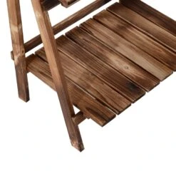 Outsunny 3 Tier Wooden Flower Pot Stand 10 Outsunny 3 Tier Wooden Flower Pot Stand -Home Furnishing Serie Shop 1624015028 84992000