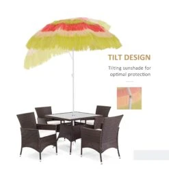 Oasis Hawaiian Style Garden Umbrella Parasol With Tilt - Multi Colour 13 Oasis Hawaiian Style Garden Umbrella Parasol With Tilt - Multi Colour -Home Furnishing Serie Shop 1624015522 84636800 6d62c49c 2f9c 4bca 87a2 35329146b96a