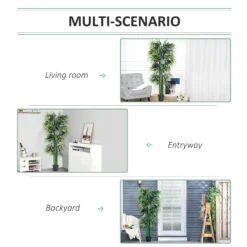 Outsunny 1.8 M Artificial Bamboo Plant With Pot - Green/Black 15 Outsunny 1.8 M Artificial Bamboo Plant With Pot - Green/Black -Home Furnishing Serie Shop 1624015642 40266900 e909b656 5598 4d1d 96b3 adcf4742290b