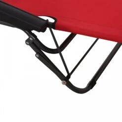Outsunny-2 In 1 Metal Frame Sun Lounger With Pillow - Red 17 Outsunny-2 In 1 Metal Frame Sun Lounger With Pillow - Red -Home Furnishing Serie Shop 1624015722 28353500