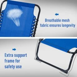 Outsunny Sun Lounger With Pillow - Blue -Home Furnishing Serie Shop 1624015764 16326800 e6b48f8f 1c79 423a 9db9 690640ea4ae3