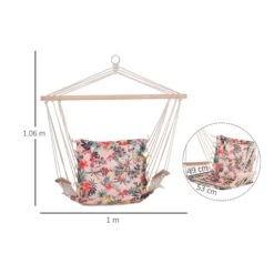 Outsunny Hanging Rope Frame Hammock Chair - Floral -Home Furnishing Serie Shop 1624016007 59074900 09b3bdf3 5229 46e8 b6f6 e626cfa7e5e2