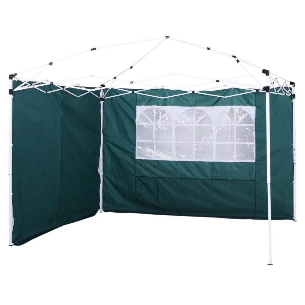 Outsunny 3m X 2m Gazebo Replacement Side Panels - Green 9 Outsunny 3m X 2m Gazebo Replacement Side Panels - Green - Image 9