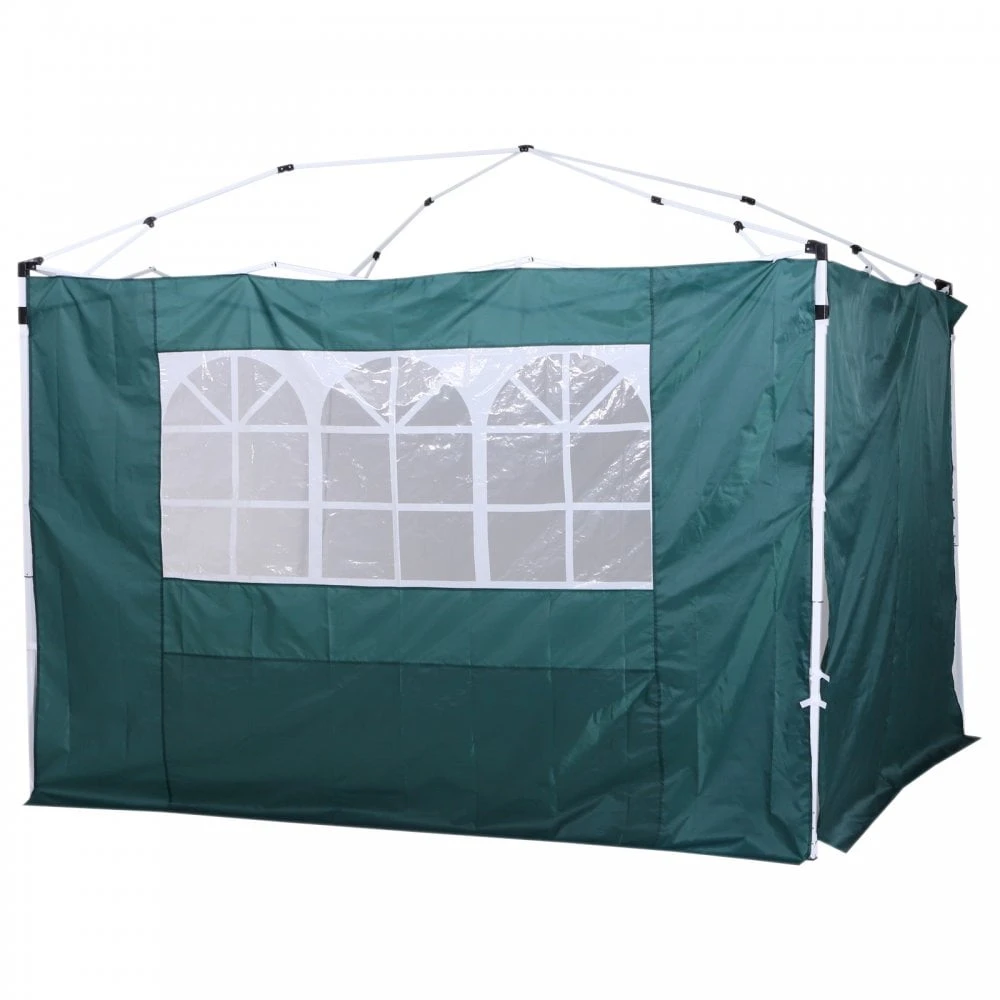 Outsunny 3m X 2m Gazebo Replacement Side Panels - Green 5 Outsunny 3m X 2m Gazebo Replacement Side Panels - Green - Image 5