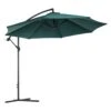 Oasis 3 M Garden Banana Hanging Parasol Umbrella - Green