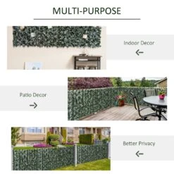 Outsunny Artificial Leaf Trellis - Dark Green 2.4m X 1m 15 Outsunny Artificial Leaf Trellis - Dark Green 2.4m X 1m -Home Furnishing Serie Shop 1624016323 92289900 4cb76557 adb2 418f ba8b 2b8a83565507