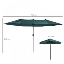 Oasis 4.6 M Double-Sided Umbrella Parasol - Green 14 Oasis 4.6 M Double-Sided Umbrella Parasol - Green -Home Furnishing Serie Shop 1624026294 77184700 8a245ab8 9275 4673 aaec 8d51b9bc13e9
