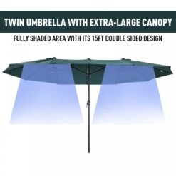 Oasis 4.6 M Double-Sided Umbrella Parasol - Green 18 Oasis 4.6 M Double-Sided Umbrella Parasol - Green -Home Furnishing Serie Shop 1624026296 23906700 6ac6c4ef 8535 4547 ba31 77075dd06c9a