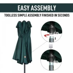 Oasis 4.6 M Double-Sided Umbrella Parasol - Green 20 Oasis 4.6 M Double-Sided Umbrella Parasol - Green -Home Furnishing Serie Shop 1624026300 82460700 ce8e211d 4e0d 4b99 9fcf ef31aa0f2f0b