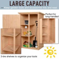 Outsunny 1.8 X 2.4ft Small Fir Wood Garden Storage Shed With Shelves 15 Outsunny 1.8 X 2.4ft Small Fir Wood Garden Storage Shed With Shelves -Home Furnishing Serie Shop 1624028312 40811100