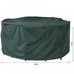 Outsunny PVC Coated Round Furniture Cover- Green 11 Outsunny PVC Coated Round Furniture Cover- Green -Home Furnishing Serie Shop 1624028513 37648900