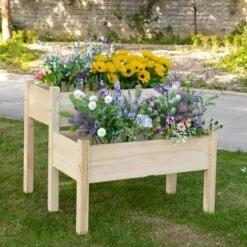 Outsunny 2-Piece Solid Fir Wood Plant Raised Bed 16 Outsunny 2-Piece Solid Fir Wood Plant Raised Bed -Home Furnishing Serie Shop 1624029667 02296400 f7f44ad6 f5e4 4565 a11c 9c60bfb99903