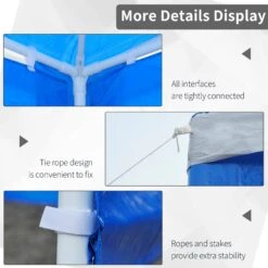Oasis 4 X 3 M Steel Frame Gazebo/ Party Tent With Window - Blue 11 Oasis 4 X 3 M Steel Frame Gazebo/ Party Tent With Window - Blue -Home Furnishing Serie Shop 1624030549 84956800 54cf59e6 5501 4511 879b 1011236ce92b