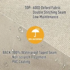 Outsunny Rattan 3 Seat Bench Waterproof Furniture Cover - Beige 13 Outsunny Rattan 3 Seat Bench Waterproof Furniture Cover - Beige -Home Furnishing Serie Shop 1624030711 76329000 af38ac36 9150 473b a33e 3b548b63a584