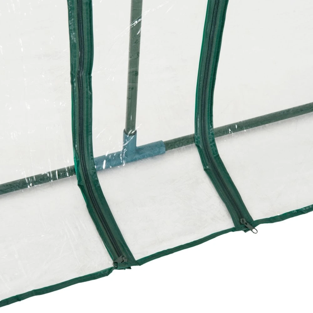 Steel Frame Portable Plastic Cover Greenhouse 2 Steel Frame Portable Plastic Cover Greenhouse - Image 2