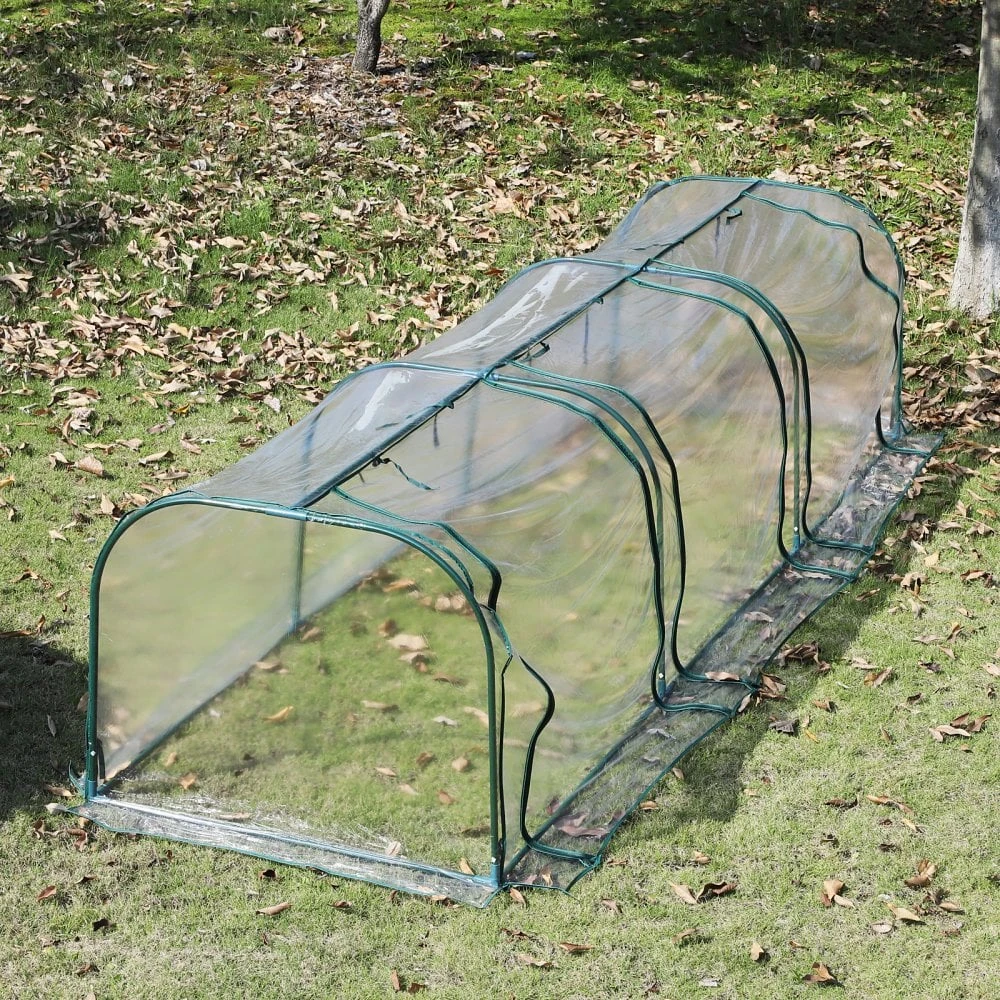 Steel Frame Portable Plastic Cover Greenhouse 8 Steel Frame Portable Plastic Cover Greenhouse - Image 8