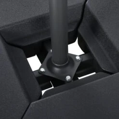 Outsunny 4PCs Fillable Parasol Base W/ Steel Cross Base Garden Umbrella Stand Weight Umbrella Sand Water Plastic Black 13 Outsunny 4PCs Fillable Parasol Base W/ Steel Cross Base Garden Umbrella Stand Weight Umbrella Sand Water Plastic Black -Home Furnishing Serie Shop 1624275428 78112100 d6f072bd 299d 4692 866b d564955a439a