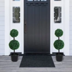 Outsunny Set Of 2 Artificial Boxwood Plant Tree's With Pot - Green -Home Furnishing Serie Shop 1624275715 26058600