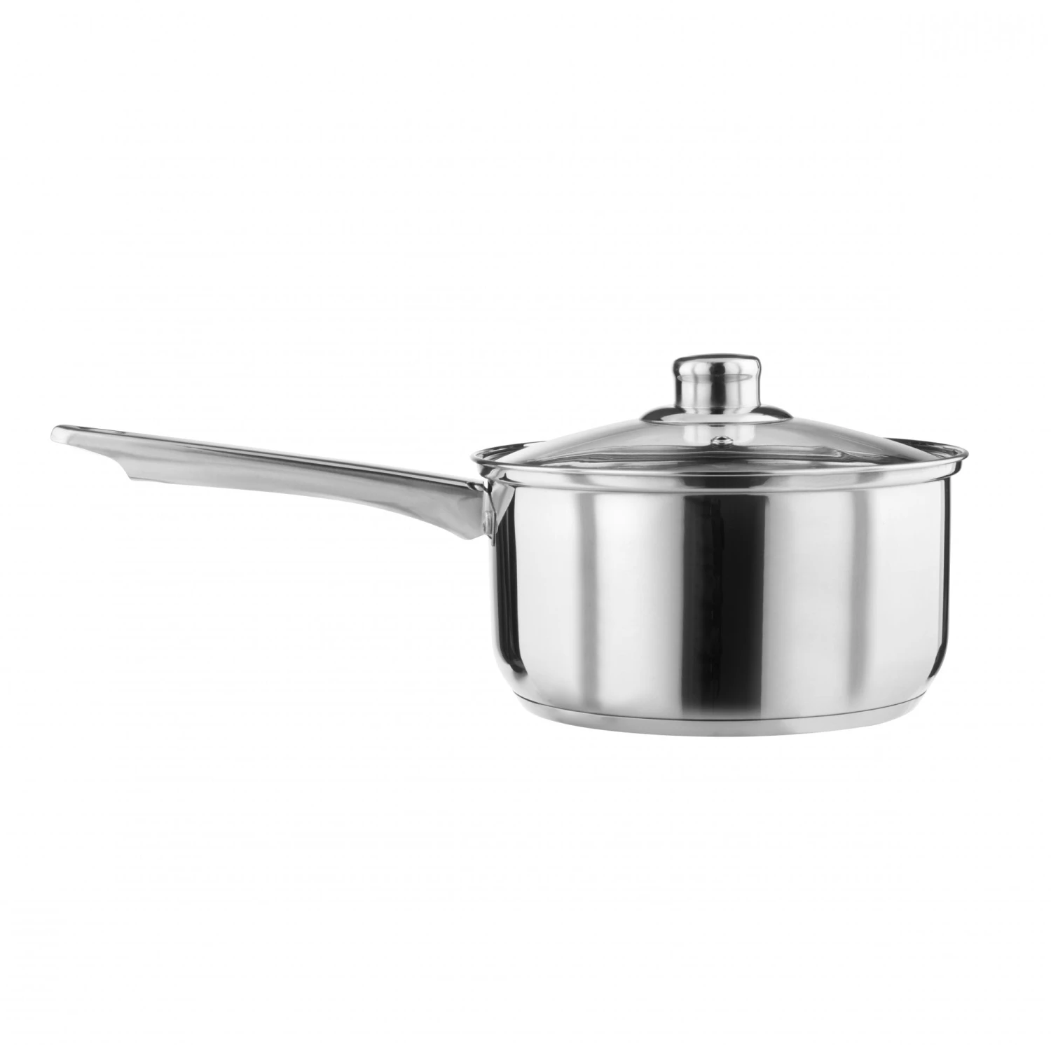 Lewis's Stainless Steel Saucepan 20cm - Silver 1 Lewis's Stainless Steel Saucepan 20cm - Silver