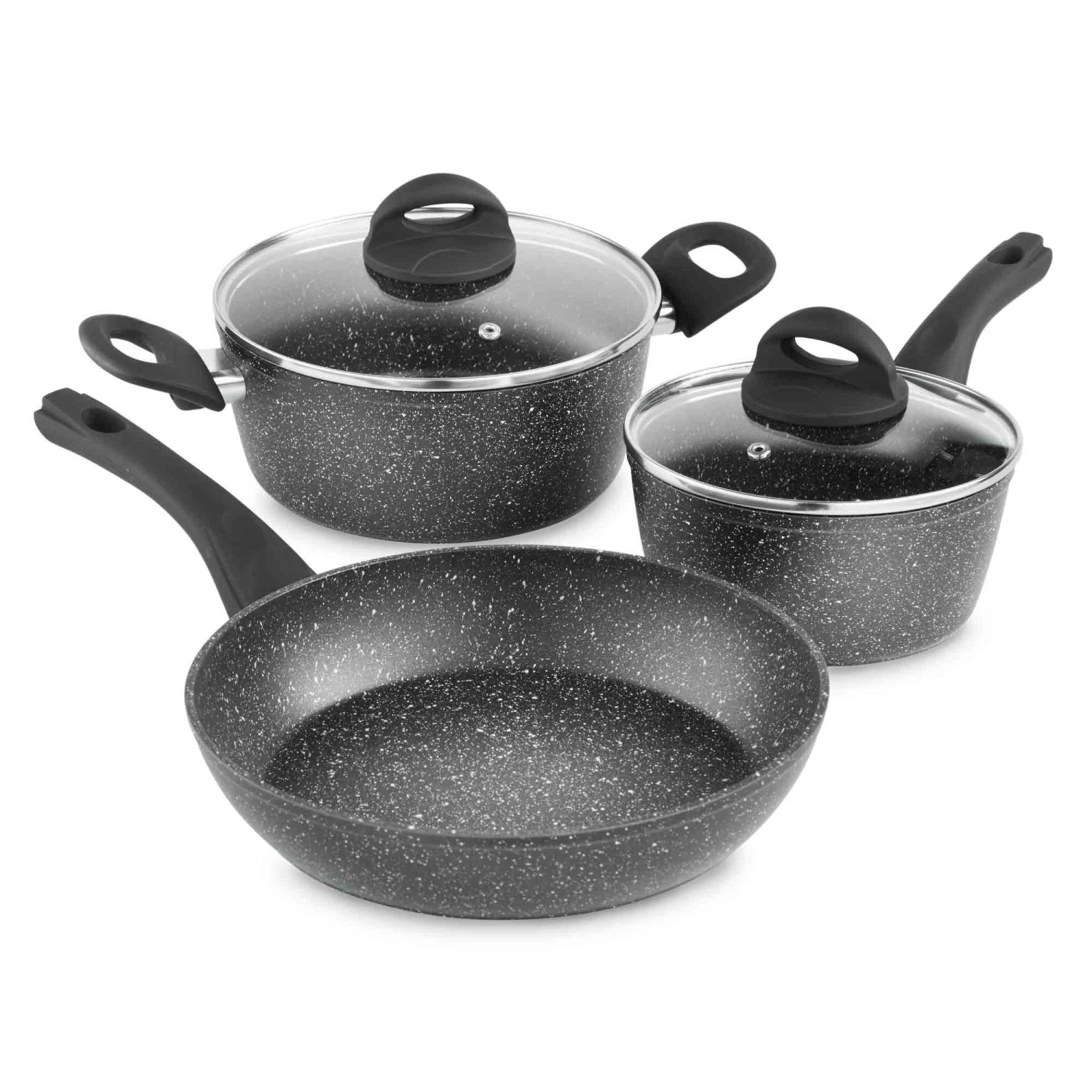 Lewis's Sovereign Stone Pan Set Home Living Kitchen Frying Cooking Pans 1 Lewis's Sovereign Stone Pan Set Home Living Kitchen Frying Cooking Pans