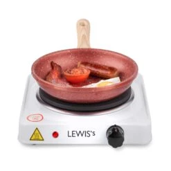 Lewis's Hotplate Single 1500W - White -Home Furnishing Serie Shop 1644492290 07083100