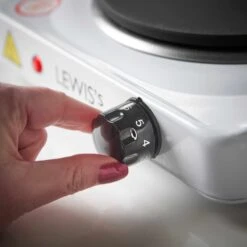 Lewis's Hotplate Single 1500W - White -Home Furnishing Serie Shop 1644492293 18487600