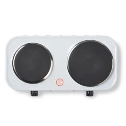 Lewis's Hotplate Double 2500W - White -Home Furnishing Serie Shop 1644493040 42163500