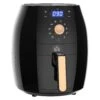 HOMCOM Air Fryer 5.5L 1700w - Black With Rose Gold