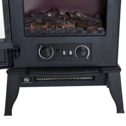 HOMCOM Electric Fireplace Heater Freestanding Stove With LED Flame Effect 1000W/2000W-Black 17 HOMCOM Electric Fireplace Heater Freestanding Stove With LED Flame Effect 1000W/2000W-Black -Home Furnishing Serie Shop 1645289998 25506600 9e552b10 4cbe 4097 84a8 2e96d33d638a