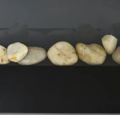 HOMCOM 2000W Wall Mounted Tempered Large LED Flat Glass Electric Fireplace Heater Black -Home Furnishing Serie Shop 1645290186 86659500