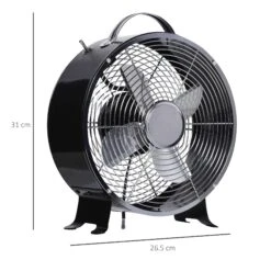 HOMCOM 26CM Electrical Table Desk Fan 2-Speed Portable For Home Office,Black 12 HOMCOM 26CM Electrical Table Desk Fan 2-Speed Portable For Home Office,Black -Home Furnishing Serie Shop 1645291097 45097700