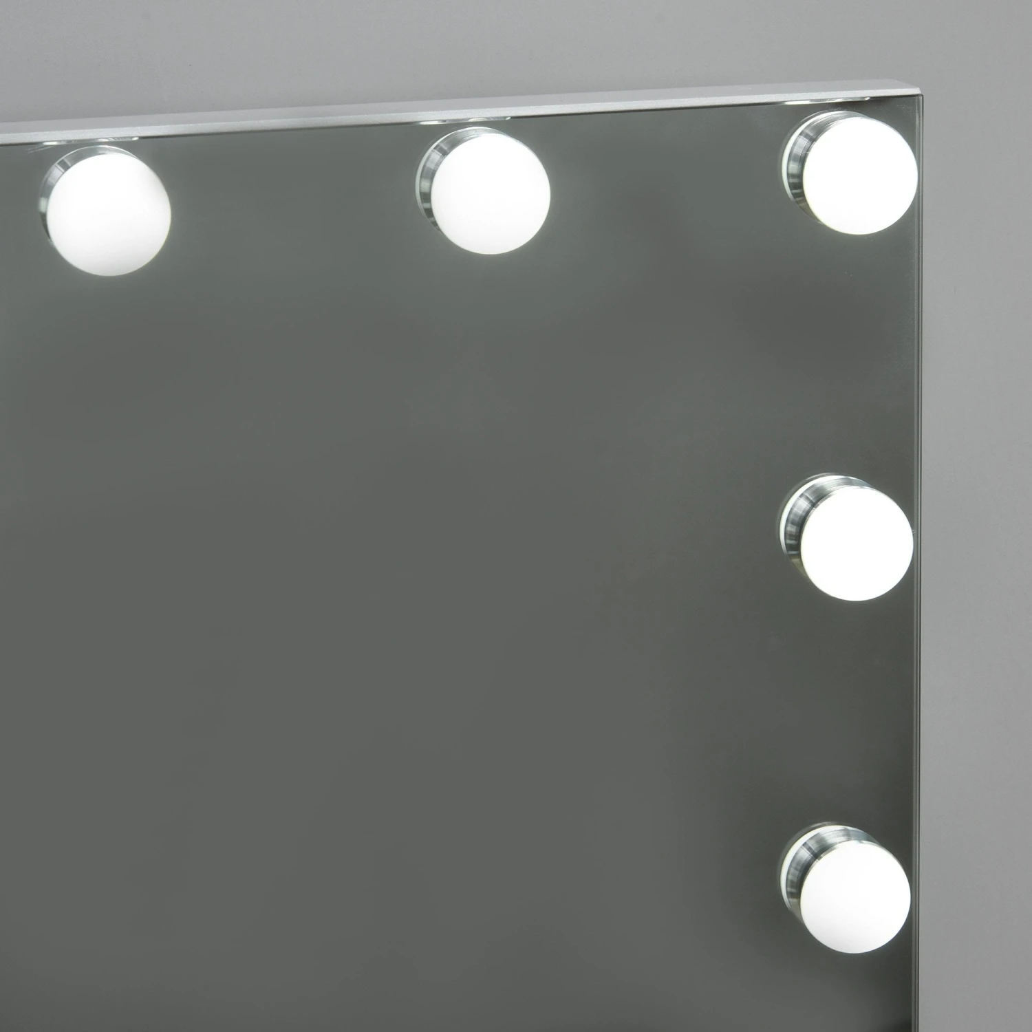 Hollywood Mirror With Lights For Makeup Dressing Table, Lighted Vanity Mirror With 12 Dimmable LED Bulbs And USB Plug In Power Supply, White Led Light Dimmer Cosmetic Beauty Stage 6 Hollywood Mirror With Lights For Makeup Dressing Table, Lighted Vanity Mirror With 12 Dimmable LED Bulbs And USB Plug In Power Supply, White Led Light Dimmer Cosmetic Beauty Stage - Image 6