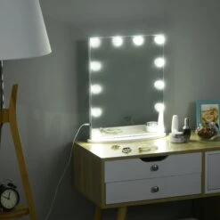 Hollywood Mirror With Lights For Makeup Dressing Table, Lighted Vanity Mirror With 12 Dimmable LED Bulbs And USB Plug In Power Supply, White Led Light Dimmer Cosmetic Beauty Stage 18 Hollywood Mirror With Lights For Makeup Dressing Table, Lighted Vanity Mirror With 12 Dimmable LED Bulbs And USB Plug In Power Supply, White Led Light Dimmer Cosmetic Beauty Stage -Home Furnishing Serie Shop 1645411135 44313600 9db85fe8 9ee3 4b3c 999f 8eacb8ce3b81