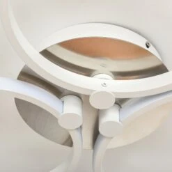 HOMCOM Modern Three Circle Annular Ceiling Light With Metal Base For Hallway, Dining Room, Living Room Hallway -Home Furnishing Serie Shop 1645414121 66719600