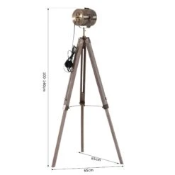 HOMCOM Tripod Floor Lamp, 65L,Wood/Bronze Colour 12 HOMCOM Tripod Floor Lamp, 65L,Wood/Bronze Colour -Home Furnishing Serie Shop 1645415035 95770100