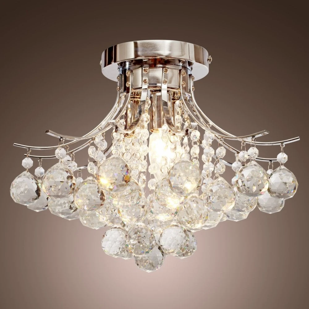 HOMCOM Crystal Ceiling Lighting Chandelier Mordern Style Pendant Light 6 HOMCOM Crystal Ceiling Lighting Chandelier Mordern Style Pendant Light - Image 6
