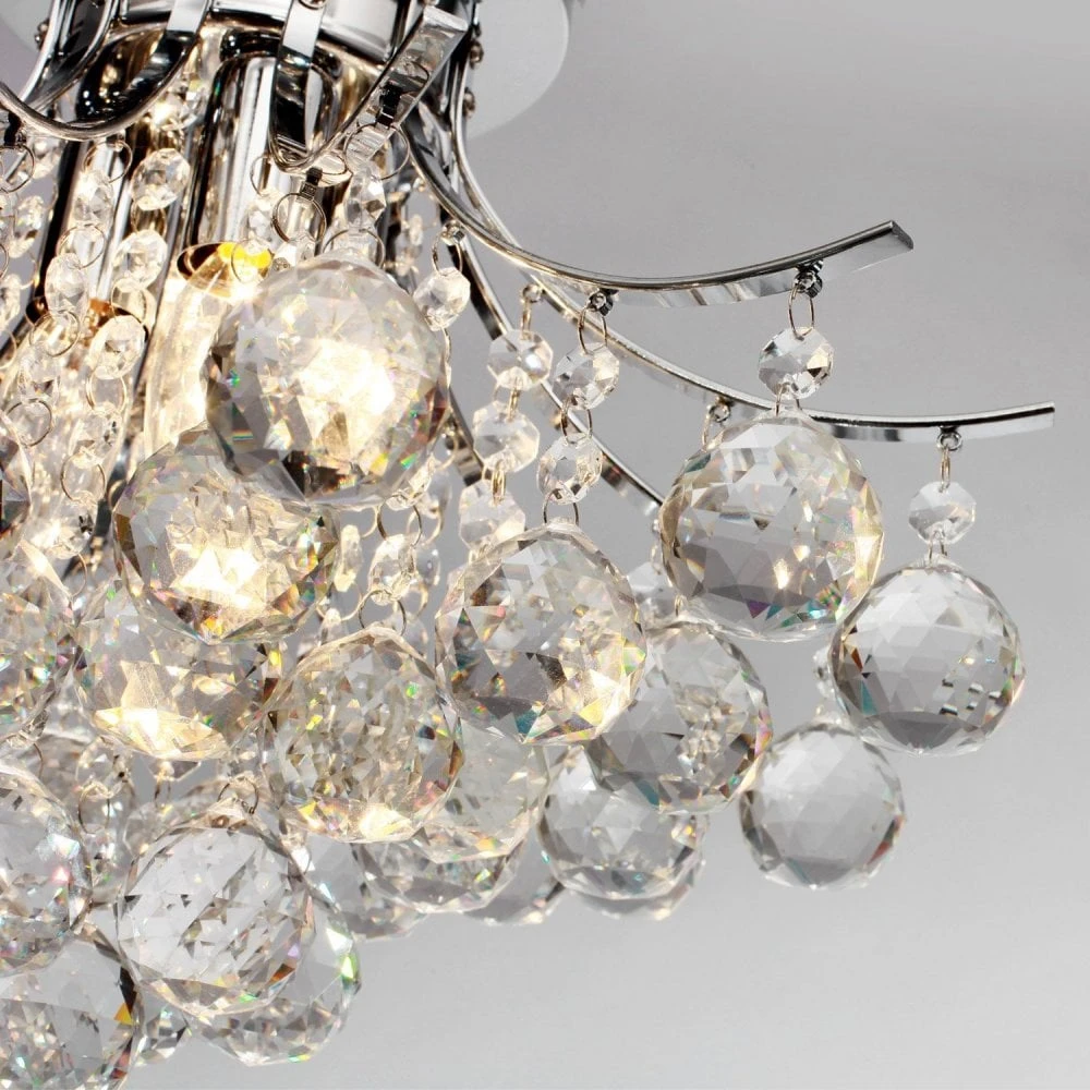 HOMCOM Crystal Ceiling Lighting Chandelier Mordern Style Pendant Light 10 HOMCOM Crystal Ceiling Lighting Chandelier Mordern Style Pendant Light - Image 10